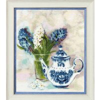 Золотое руно Гжель и гиацинты АК-012