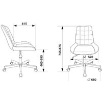 Бюрократ CH-350M (черный) Image #9