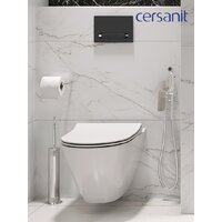 Cersanit City Smart CO DPL EO Slim (с кнопкой Estetica 64112 черный/хром) Image #17