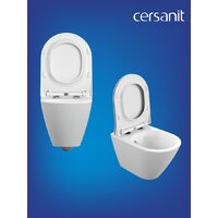 Cersanit City Smart CO DPL EO Slim (с кнопкой Estetica 64112 черный/хром) Image #12