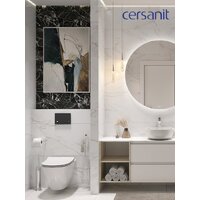 Cersanit City Smart CO DPL EO Slim (с кнопкой Estetica 64112 черный/хром) Image #16