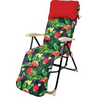 Nika Haushalt с подножкой и матрасом складное HHK5 (фламинго)