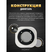 HOMY AIR круглый A125W d200 (белая) Image #5