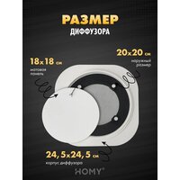 HOMY AIR круглый A125W d200 (белая) Image #3