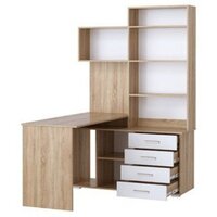 Памир ПКС-11 левый (дуб сонома/белый глянец) Image #2