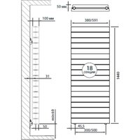 Royal Thermo PianoForte Tower 500 new/Silver Satin - 18 секций Image #3