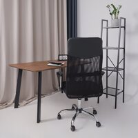 AksHome Aria (ткань/сетка/экокожа, черный) Image #4