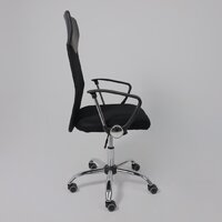 AksHome Aria (ткань/сетка/экокожа, черный) Image #7