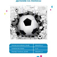 ФабрикаФресок Футбольные мячи из стены 723270 (300x270) Image #2