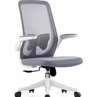 SitUp Amelia PL White без подголовника (сетка Gray/ткань Gray)