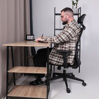 AksHome Arcus (сетка/ткань, черный/черный полиамид) Image #11