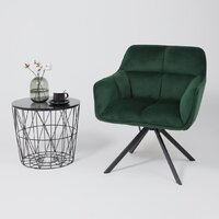 AksHome Virginia (темно-зеленый велюр HCJ-19/черный) Image #3