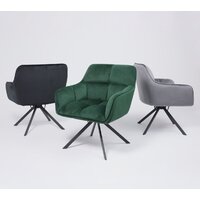 AksHome Virginia (темно-зеленый велюр HCJ-19/черный) Image #4