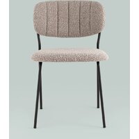 Stool Group Кэрол без подлокотников FDC9003 DC2635-4A grey (букле серый/черные ножки) Image #2