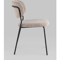 Stool Group Кэрол без подлокотников FDC9003 DC2635-4A grey (букле серый/черные ножки) Image #3