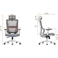 SitUp Aphrodite Chrome (сетка Gray/экокожа Gray) Image #5