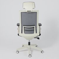 AksHome Arcus (сетка/ткань, серый/белый полиамид) Image #16