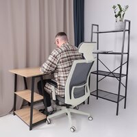 AksHome Arcus (сетка/ткань, серый/белый полиамид) Image #10