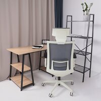 AksHome Arcus (сетка/ткань, серый/белый полиамид) Image #12