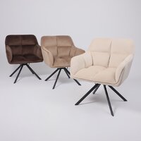 AksHome Virginia (велюр, капучино HCJ-11/черный) Image #5