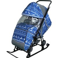 Galaxy Снежинка Универсал 1 (зимняя ночь/олени на синем)