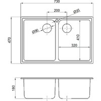 Marblan Duas (черный,с сифоном) Image #6