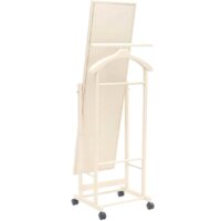 Мебелик с зеркалом на колесах В 24Н (слоновая кость) Image #3