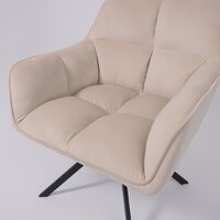 AksHome Virginia (кремовый велюр HCJ-3/черный) Image #13