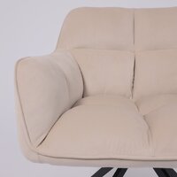 AksHome Virginia (кремовый велюр HCJ-3/черный) Image #10