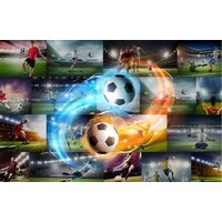 ФабрикаФресок Футбол Футбольный Коллаж 594270 (400x270)