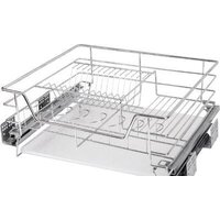 Gridli 600 в нижнюю базу с доводчиком (хром)