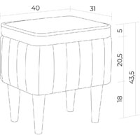 MONOFIX Амма с ящиком для хранения (оливковый №30) Image #8