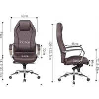 SitUp Apollo chrome (экокожа Dark Brown/Dark Brown) Image #10