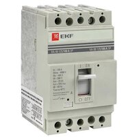EKF PROxima ВА-99 125/ 100А 3P 25кА