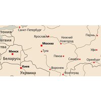 ФабрикаФресок Карта детская с самолетами 044265 (400x265) Image #2