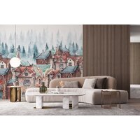 ФабрикаФресок Акварельные Домики для детей 123265 (300x265) Image #2