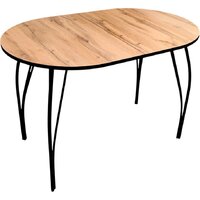 Arvento Флок 2 раздвижной овал 110-140х70 (дуб вотан)