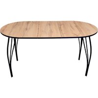 Arvento Флок 2 раздвижной овал 110-140х70 (дуб вотан) Image #3