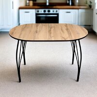 Arvento Флок 2 раздвижной овал 110-140х70 (дуб вотан) Image #6