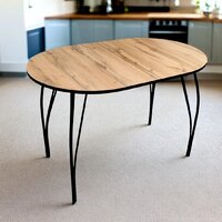 Arvento Флок 2 раздвижной овал 110-140х70 (дуб вотан) Image #5