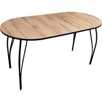 Arvento Флок 2 раздвижной овал 110-140х70 (дуб вотан) Image #4