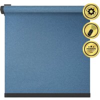 НеоФьюжен Мегаполис 230х250 правая (синий, черная фурнитура) Image #1