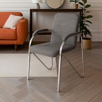 AksHome Samba AKS-1 (Leto 68 темно-серая ткань, мягкие подлокотники) Image #2