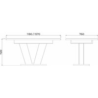 ЭлиГард Kai 1180-1570x720x760 (белый структурный) Image #8