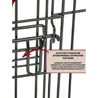 Midwest Life Stages для собак 77.9x49x54.5см 1630DD (2 двери,черный) Image #10