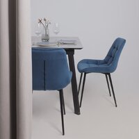 AksHome AV 405 (синий бархат Confetti deep ocean/черный) Image #15