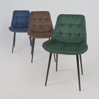 AksHome AV 405 (синий бархат Confetti deep ocean/черный) Image #3