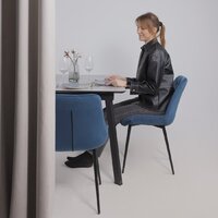 AksHome AV 405 (синий бархат Confetti deep ocean/черный) Image #18