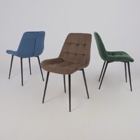 AksHome AV 405 (синий бархат Confetti deep ocean/черный) Image #2