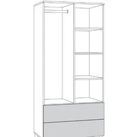 Mobi Эйп 13.334 (белый PE шагрень/дуб белый Exclusive OW D4430) Image #7